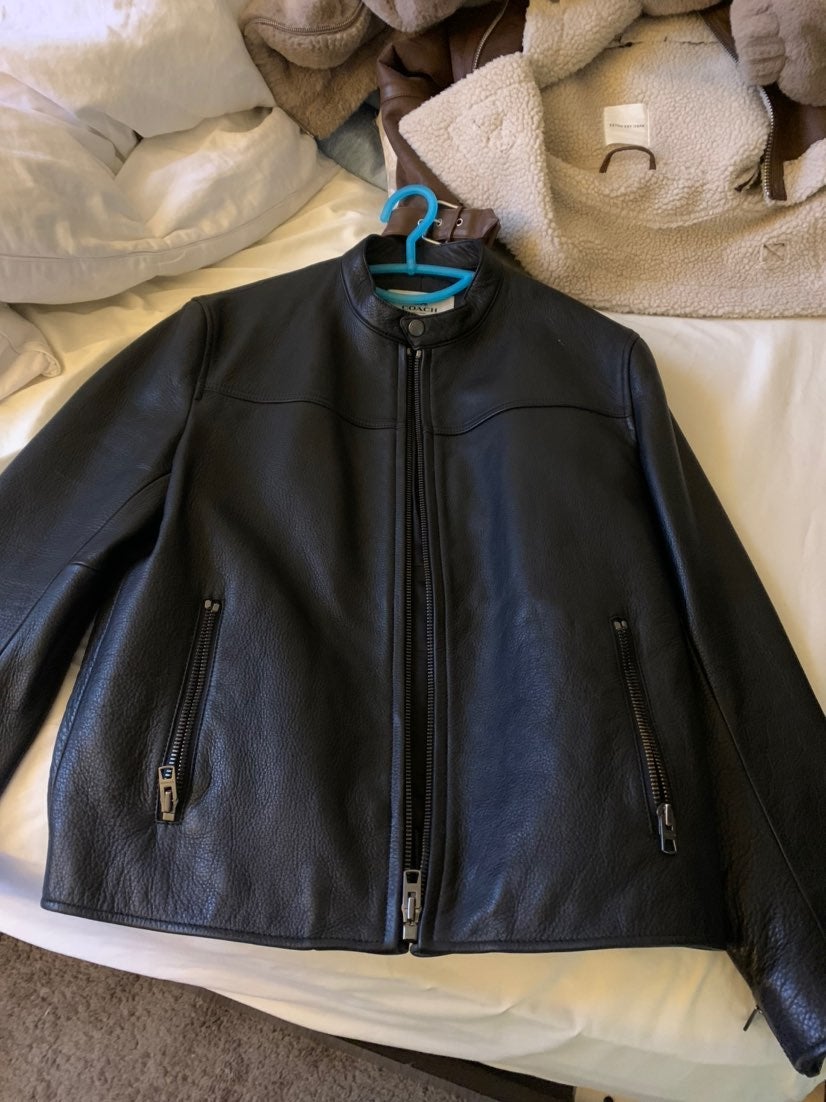 Coach leather jacket