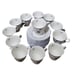 Nikko Tableware Blue Peony 12 Cups & 12 Saucers Vintage Pre-owned