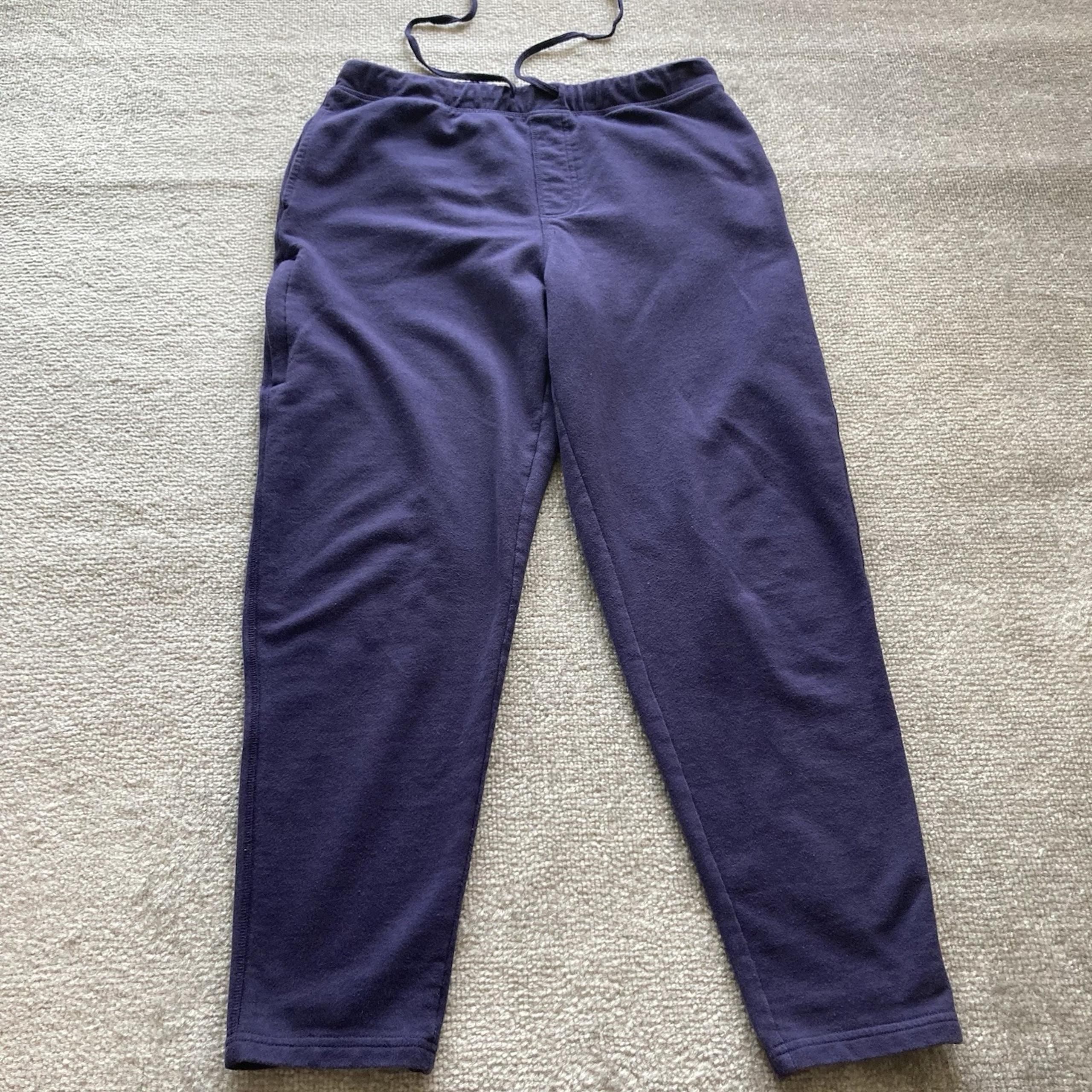 Eddie Bauer Sleepwear Men's Medium Pajama Pants Navy Blue Loungewear Sweatpants