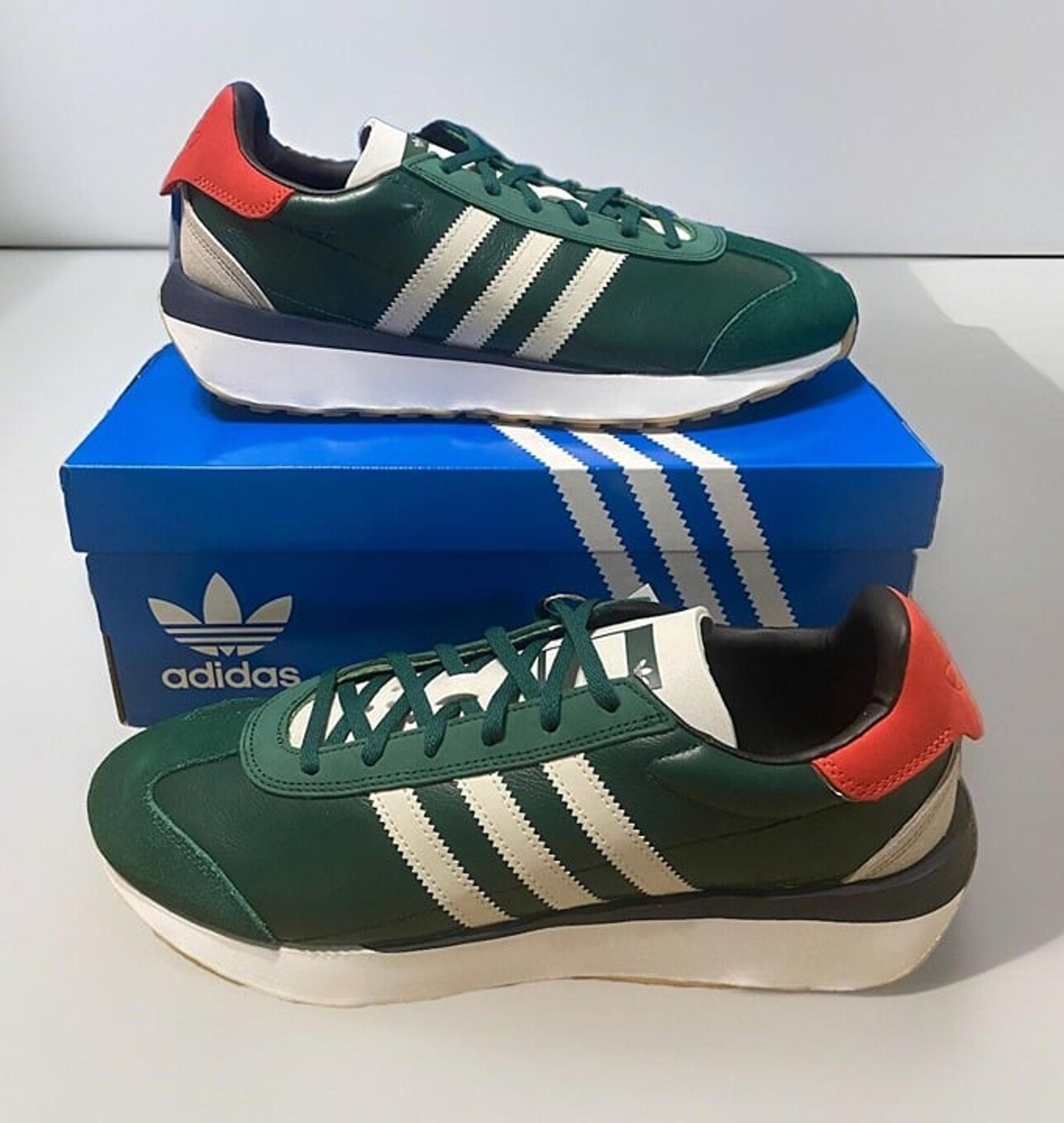 adidas Originals Country XLG Shoes Men Nylon Suede Sneakers ID5811 Sz 10.5