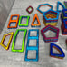 Genuine MAGFORMERS 160 Piece Set with Wood, Tires, and Figures