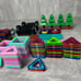 Genuine MAGFORMERS 160 Piece Set with Wood, Tires, and Figures