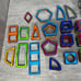 Genuine MAGFORMERS 160 Piece Set with Wood, Tires, and Figures