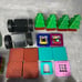 Genuine MAGFORMERS 160 Piece Set with Wood, Tires, and Figures