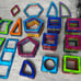 Genuine MAGFORMERS 160 Piece Set with Wood, Tires, and Figures