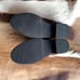 EILEEN FISHER woman’s clog mules heels dark navy blue suede shoes size 6