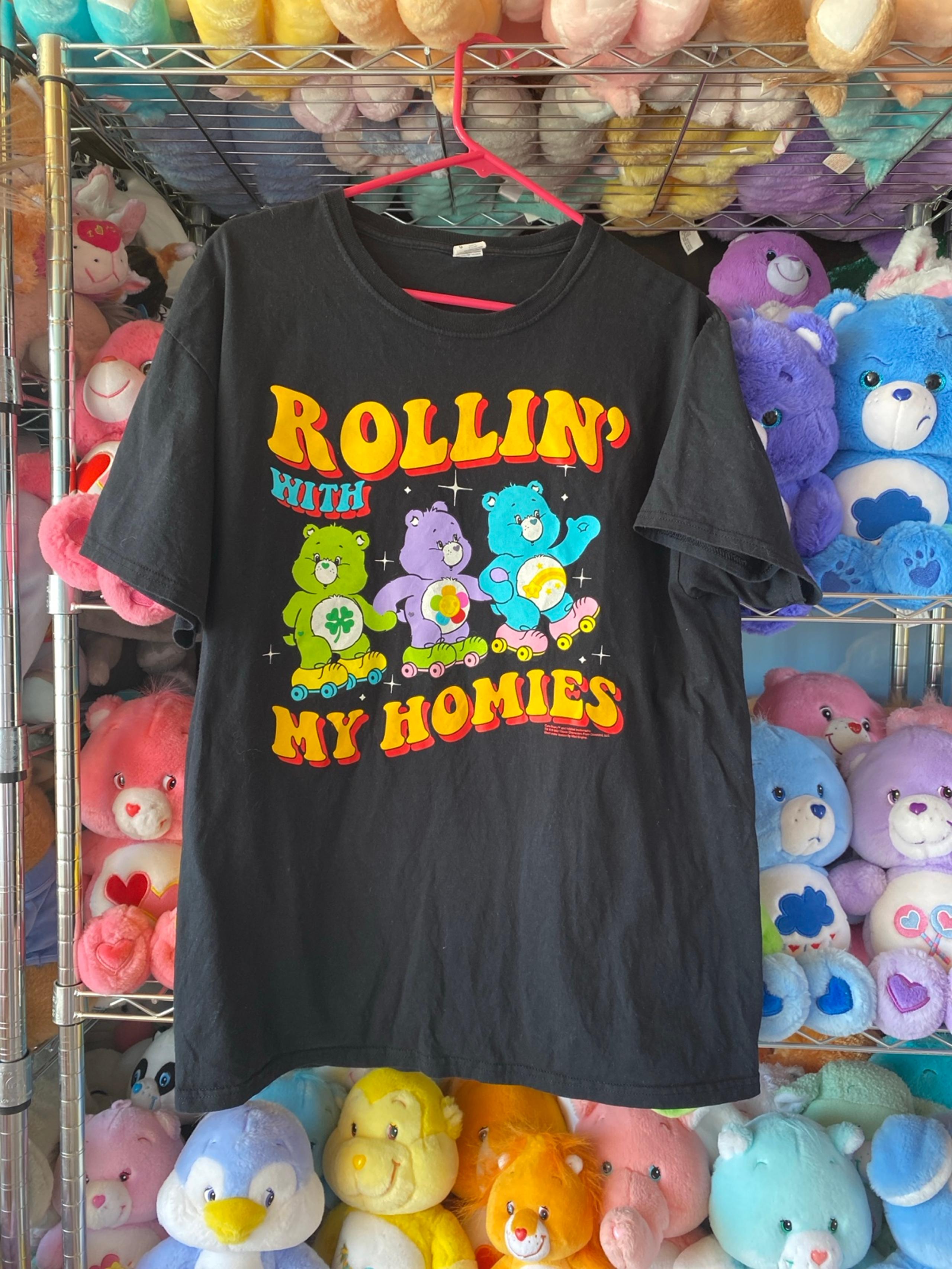 Care Bears womens black T-shirt size large