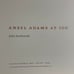 Ansel Adams at 100 - Hardcover, by Szarkowski John Adams Ansel