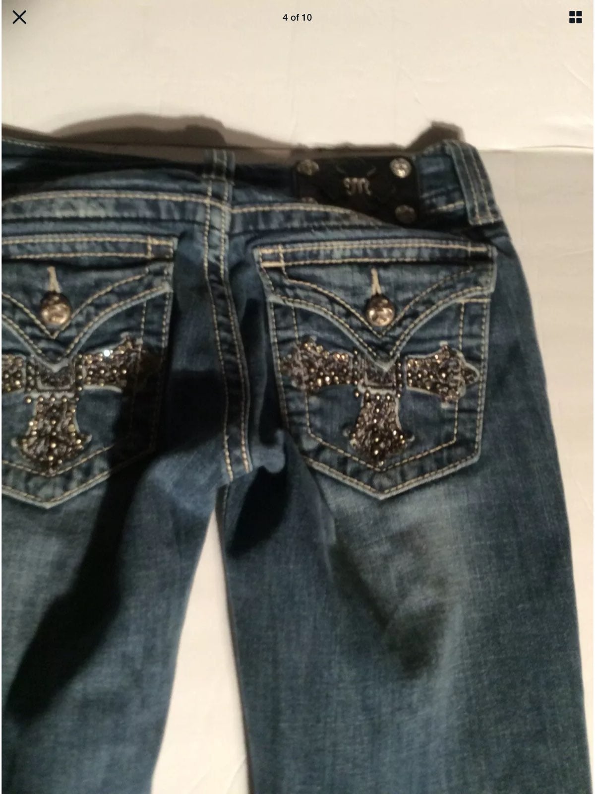 MISS ME CROPPED CAPRI JEANS SZ 25