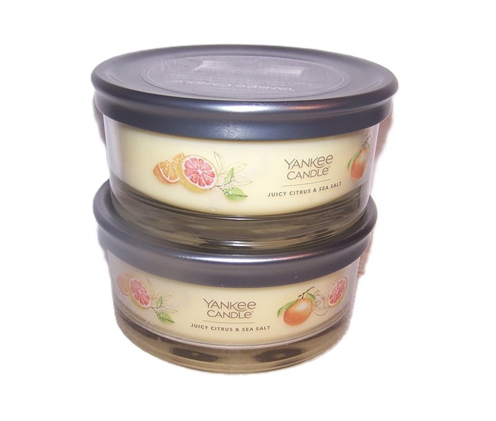 Juicy Citrus & Sea Salt Candle Yankee Candle 5 Wick Low Profile
