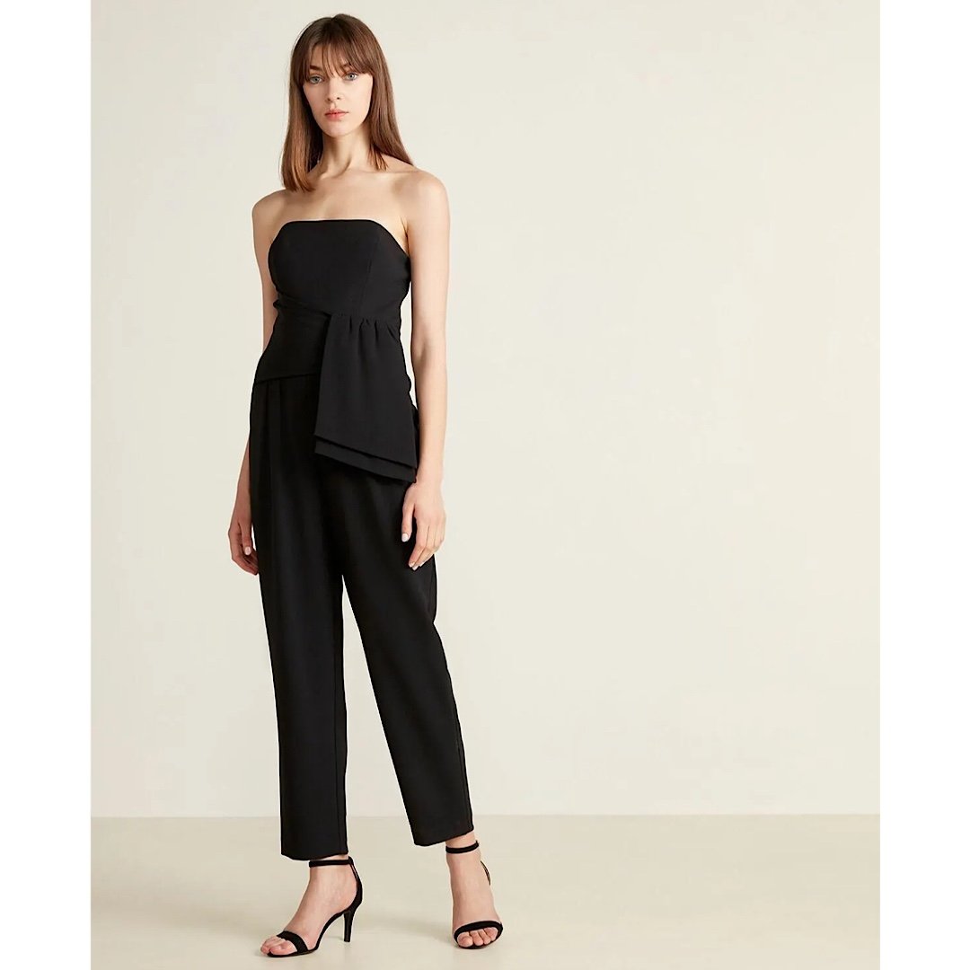 Eliza j jumpsuit off shoulder hotsell