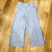 Commes des Garçons Linen Blend Women's Pants Suit, Blue, Size 11