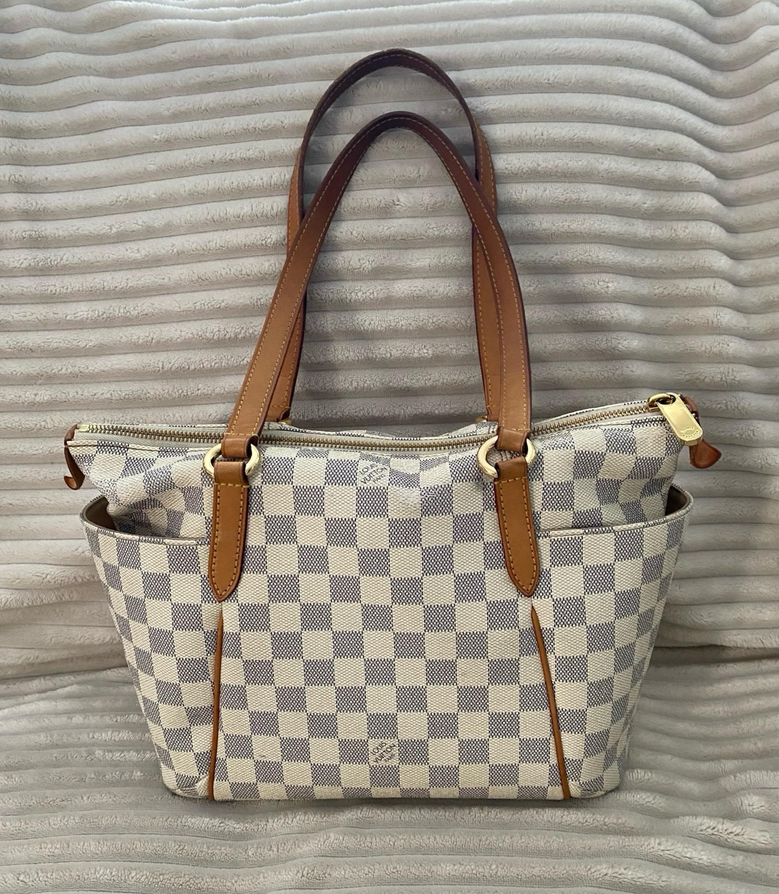 LOUIS VUITTON DAMIER AZUR TOTALLY PM SHOULDER BAG