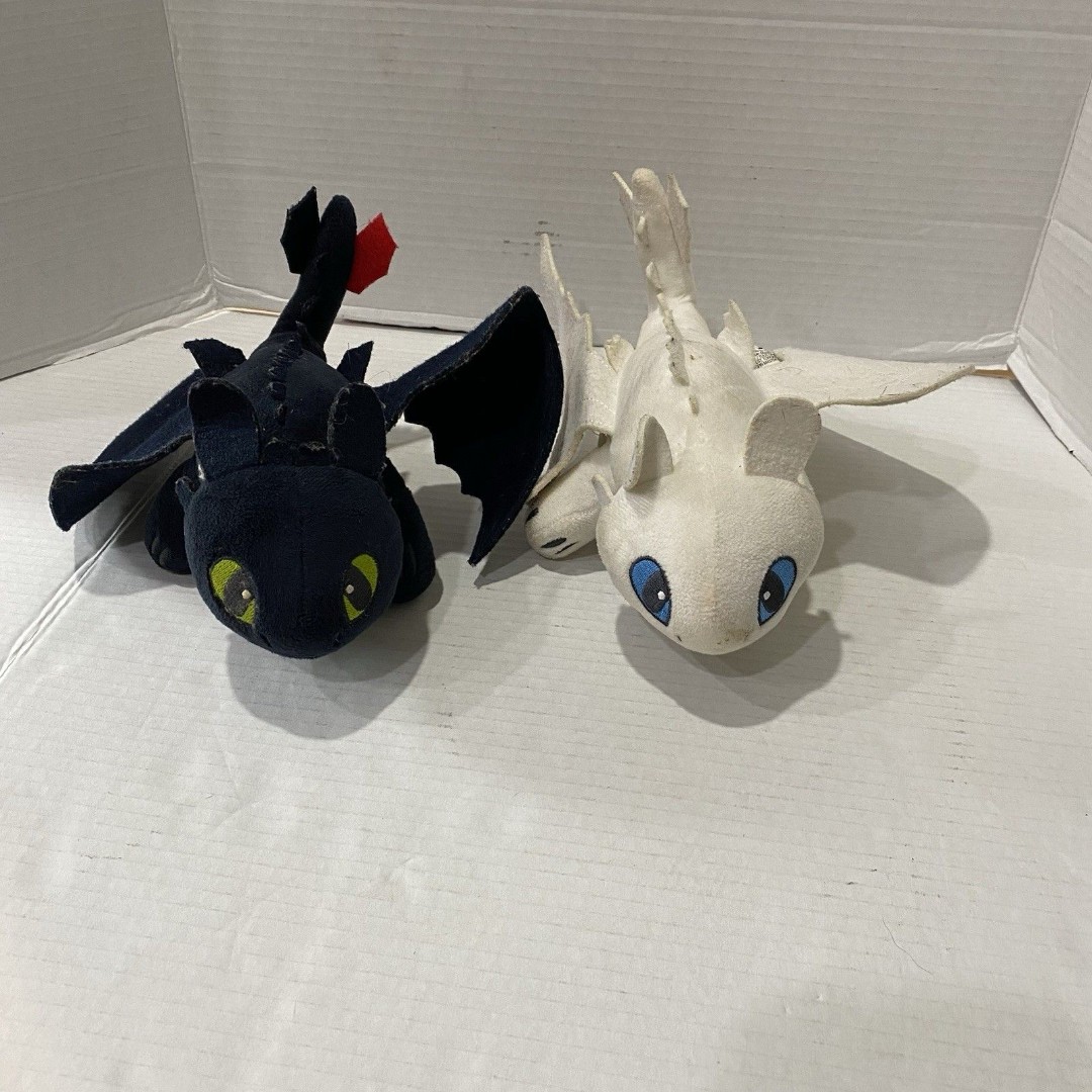 How Train Your Dragon 2019 Light Fury Toothless Stuffed Animals Movies