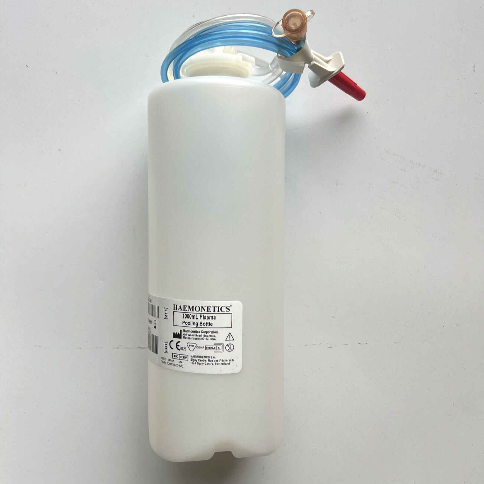 Haemonetics 0694S-00 15 Plasma Bottle with Saline Adapters