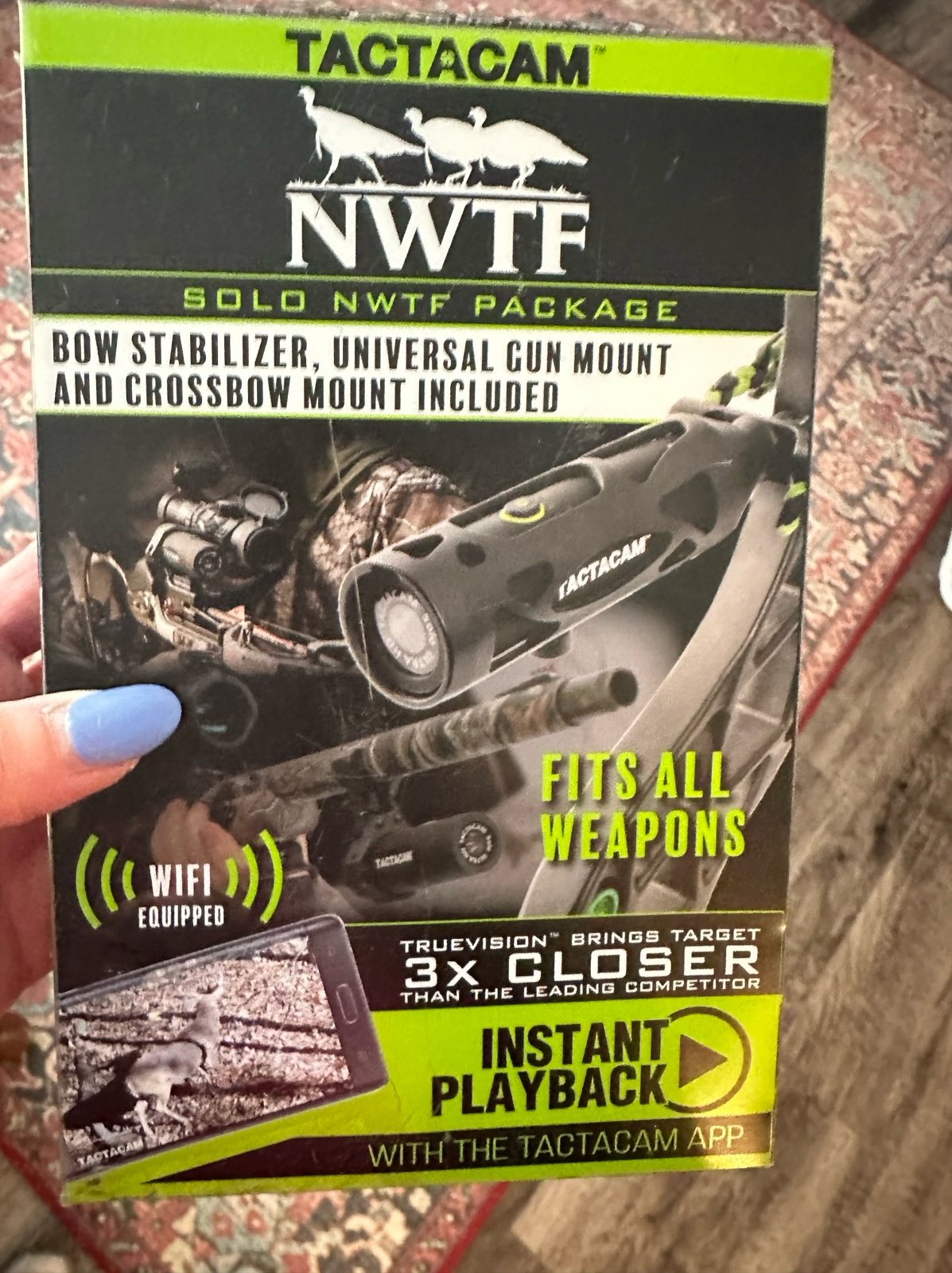 NWTF tactacam solo cam + mount/stabilizer