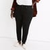 Madewell NWT 10 High Rise Skinny Plus Size 20W Black Magic Pockets Stretchy