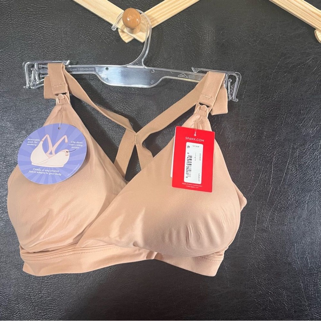 Spanx Bra-llelugah Tan Nursing Bra Size Small