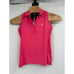 Magnolia Lane Tech Womens 1/4 Zip Masters Sleeveless Polo Shirt Pink Golf NWT S