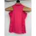 Magnolia Lane Tech Womens 1/4 Zip Masters Sleeveless Polo Shirt Pink Golf NWT S