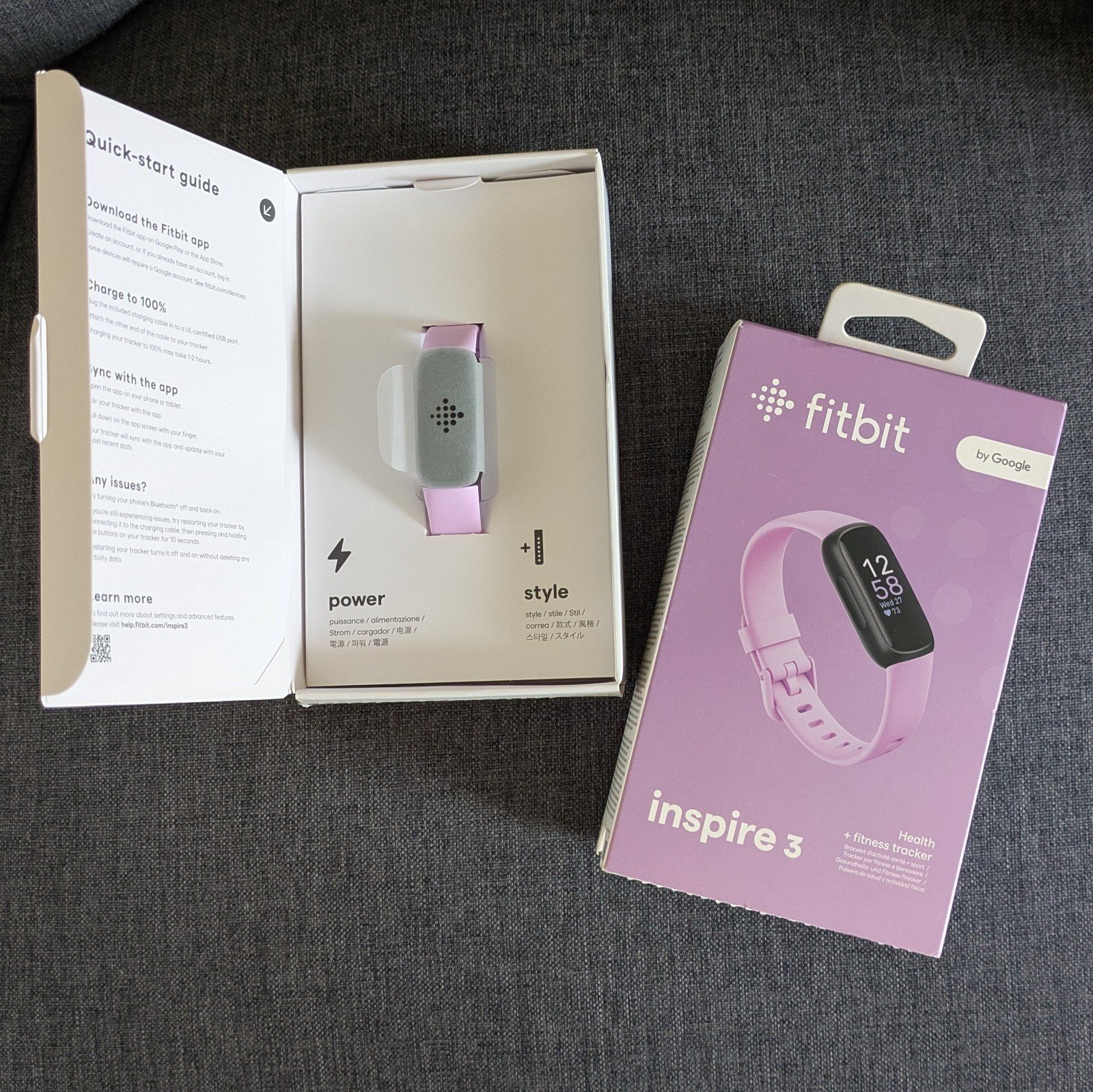 Reserved Lilac Fitbit inspire 3