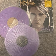 Keha Animal 2 LP Urban Outfitters Exclusive Purple Marble Vinyl Like New Kesha