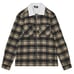 WeSC Jacket American Liam Plaid Sherpa Shacket Zip Up Flannel with pockets M