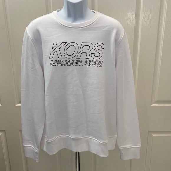 MICHAEL KORS White Sweatshirt XL