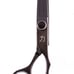 Pet grooming 7 inch Japanese 440C steel shear scissor with offset handle quality