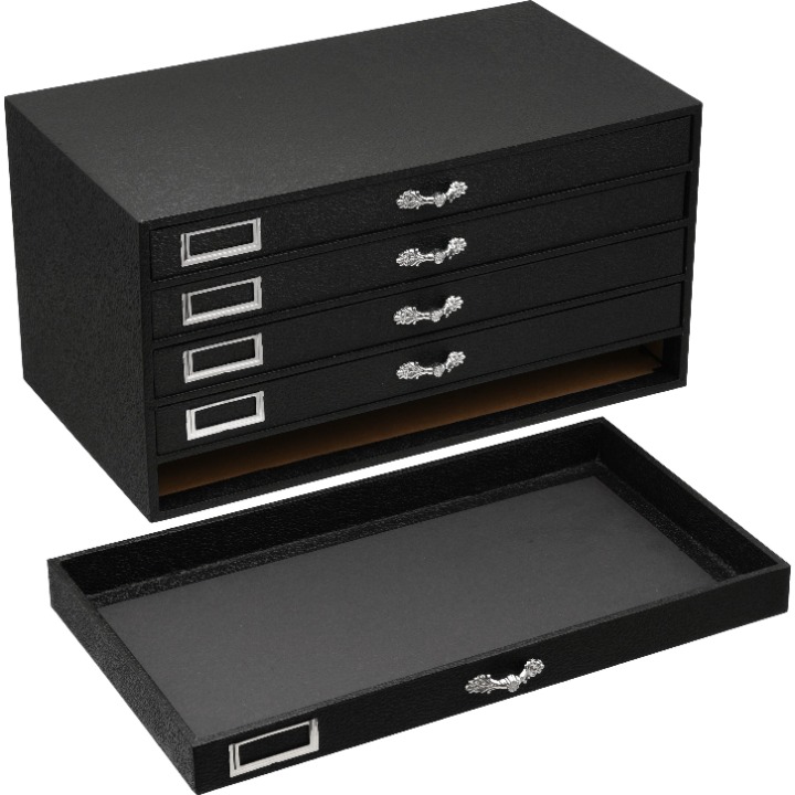 Large Jewelry factory Organizer Case 5-Drawer Tray Insert Storage Display Watch Ring