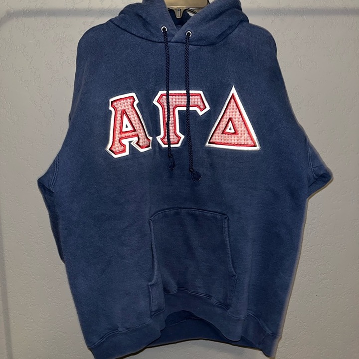 Nostalgic 90s Navy Hoodie