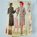McCall’s 6685 Misses’ 2 Piece Button Front Top & Skirt from 1946 Size 14