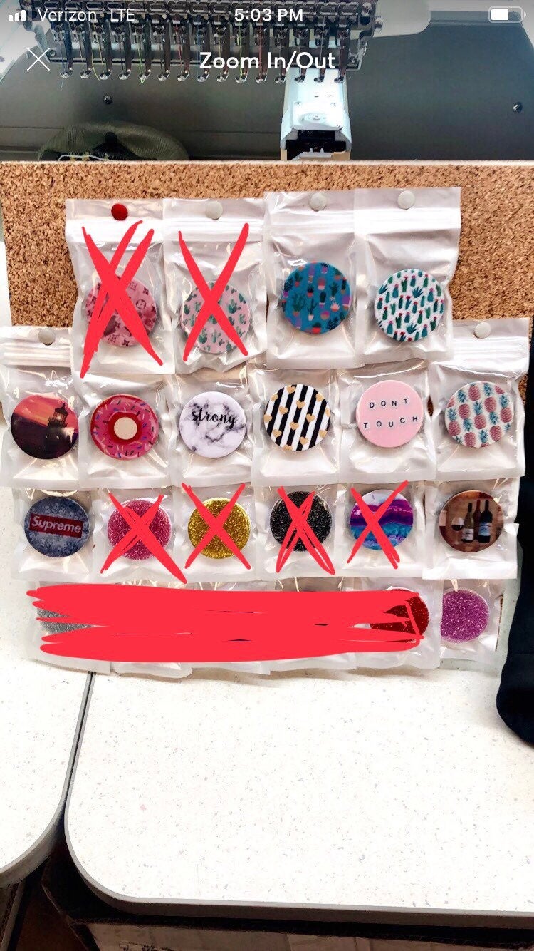 Popsocket Lot 75 Total All Designs