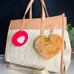 Betsey Johnson quilted tote bag charm crossbody strap xobecca
