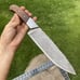 CUSTOM HANDMADE DAMASCUS STEEL FULL TANG KITCHEN CHEF KNIFE RK-419