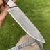 CUSTOM HANDMADE DAMASCUS STEEL FULL TANG KITCHEN CHEF KNIFE RK-419