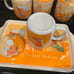 8pc Pings Melamine Cups Mugs Lids Trays Serving Sets Dishes