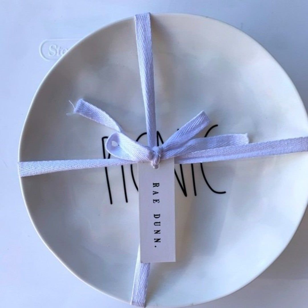 Rae Dunn Melamine Summer Time 4 Plates Set