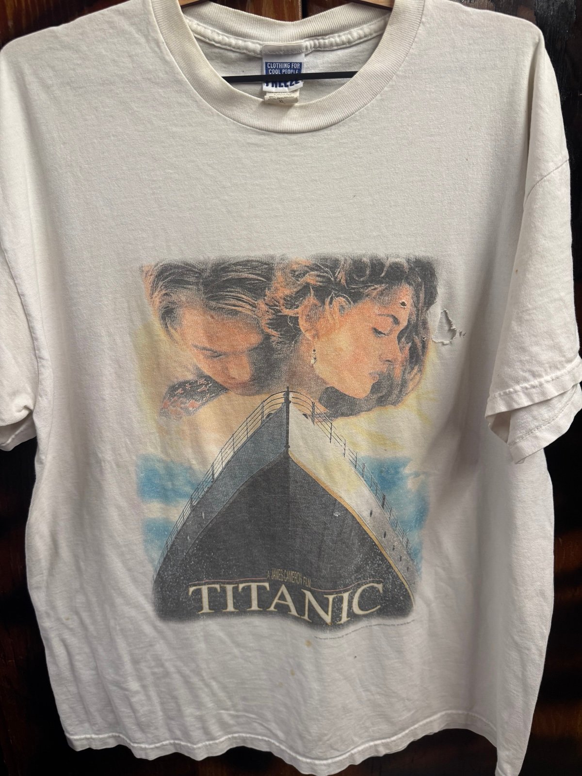 Vintage Thrashed Titanic Movie Promo Shirt