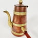 Vintage Copper & Brass Hecho en Mexico Coffee Pot, Tray, Sugar & Creamer Set