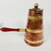 Vintage Copper & Brass Hecho en Mexico Coffee Pot, Tray, Sugar & Creamer Set
