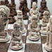 Aztec VS Spanish Conquistadors Mexican Chess Set 15 ×15 Board/ READ DESCRIPTION