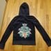 Vintage Y2k/2000's Juicy Couture Navy Blue Rhinestone Flamingo Tropical Hoodie