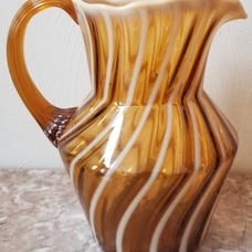 Fenton Autumn Gold Opalescent Pitcher