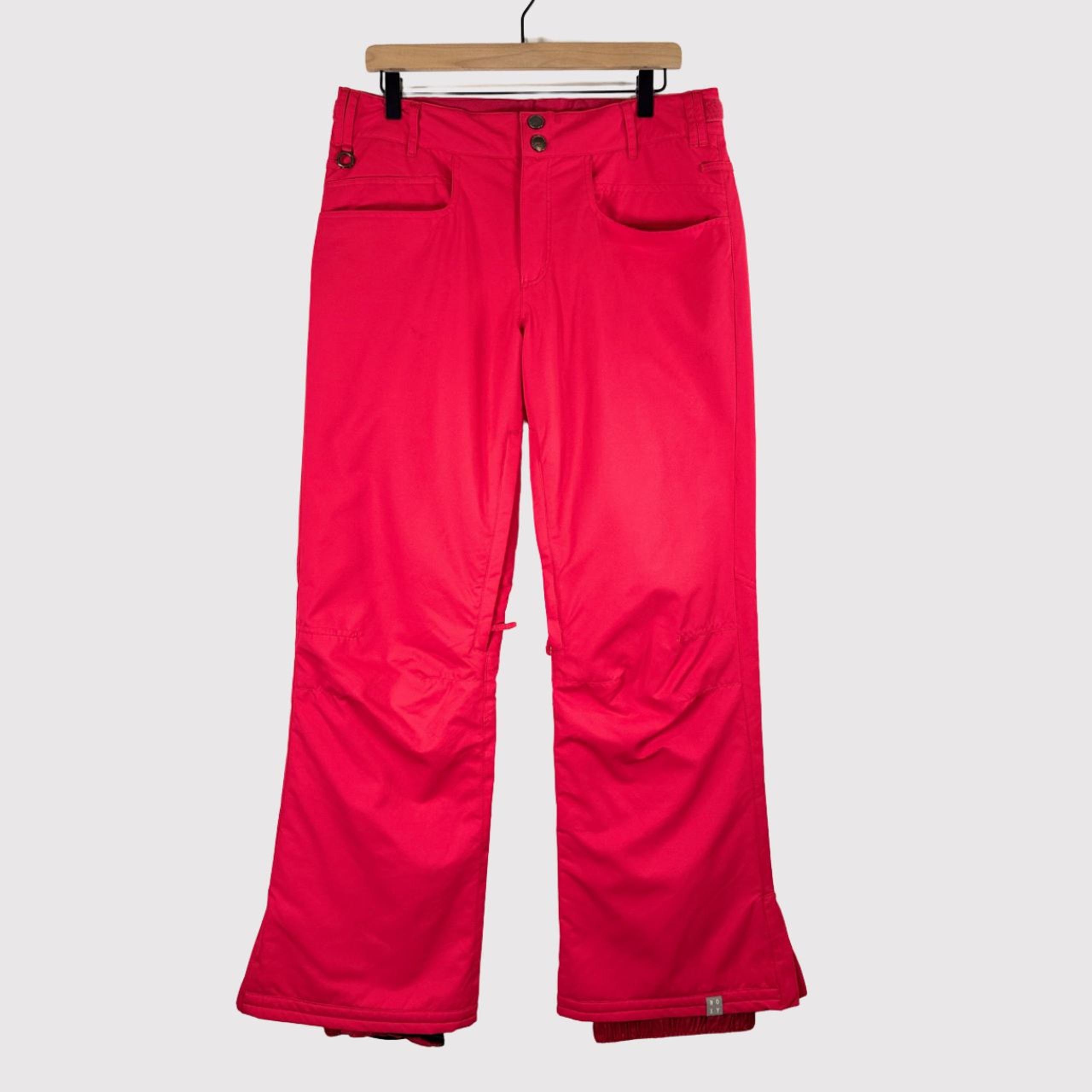 ROXY Womens Snowboard Pants Hot Pink Evolution 8K Regular Fit Ski Winter Large