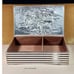 SILVER PLATED BOX IN REPOUSE 9x5.75x2.25 1lb 4.9oz's VINTAGE LATE 1960'S