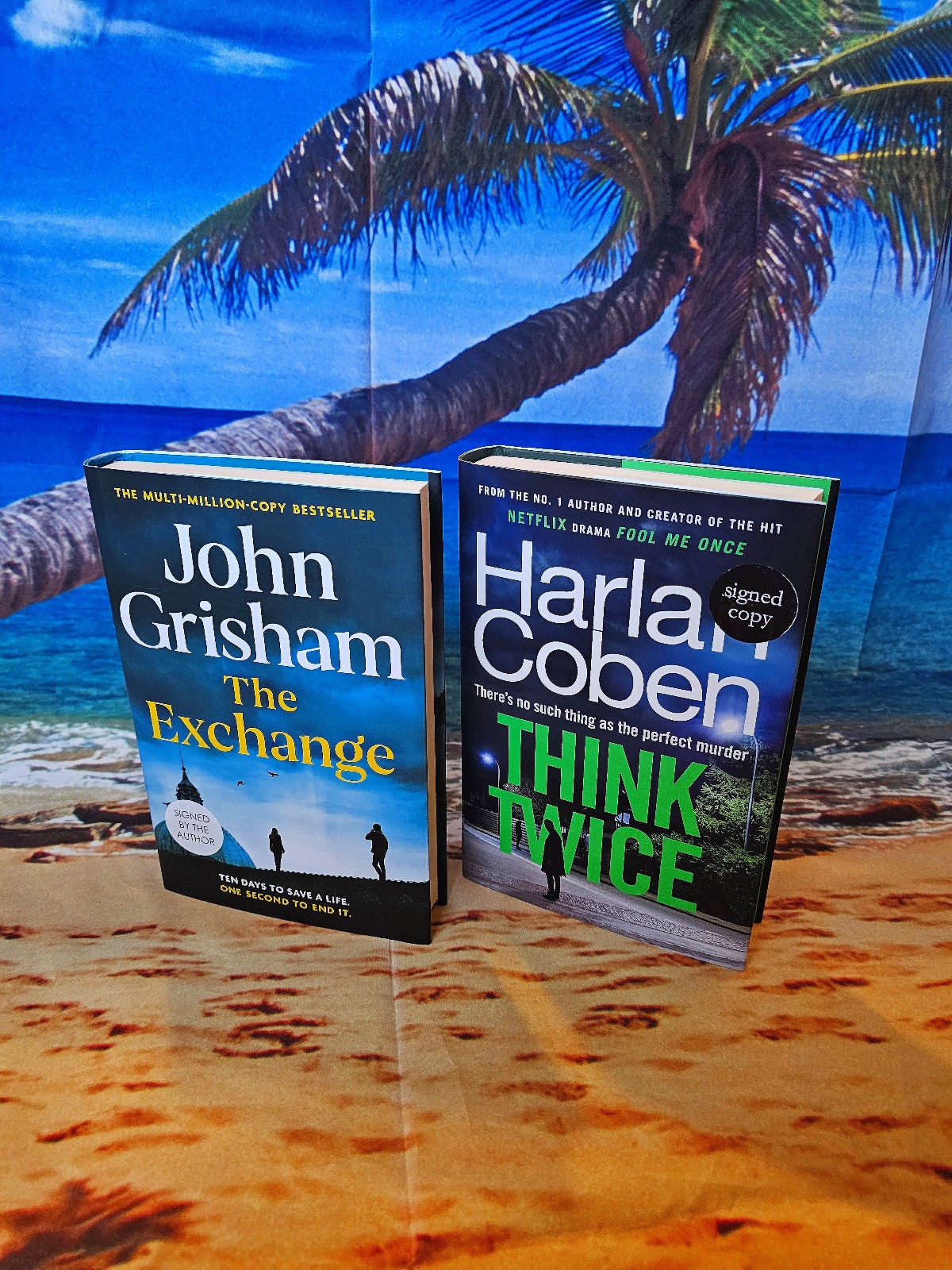 Waterstones Signed Special Edition Suspense Thriller Bundle Coben and Grisham