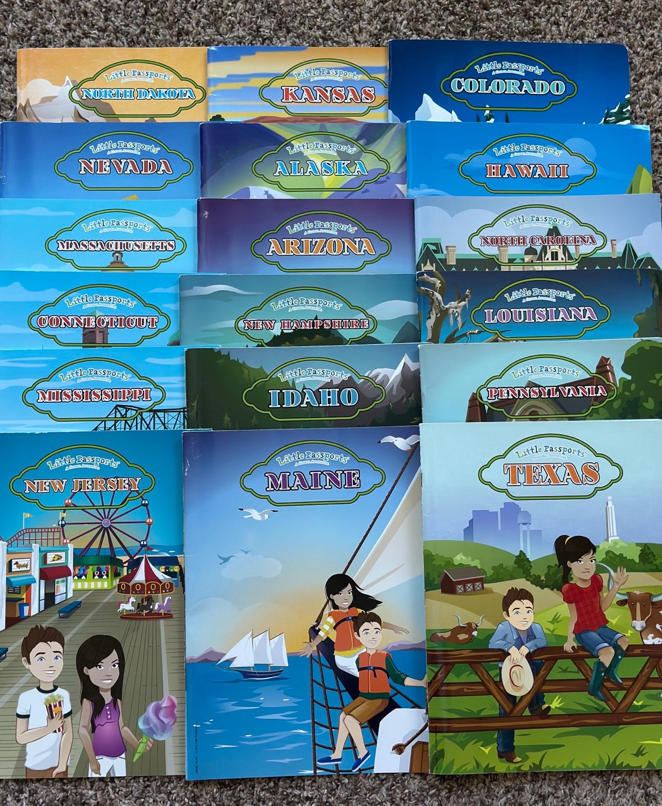 Little Passports State Workbook Set