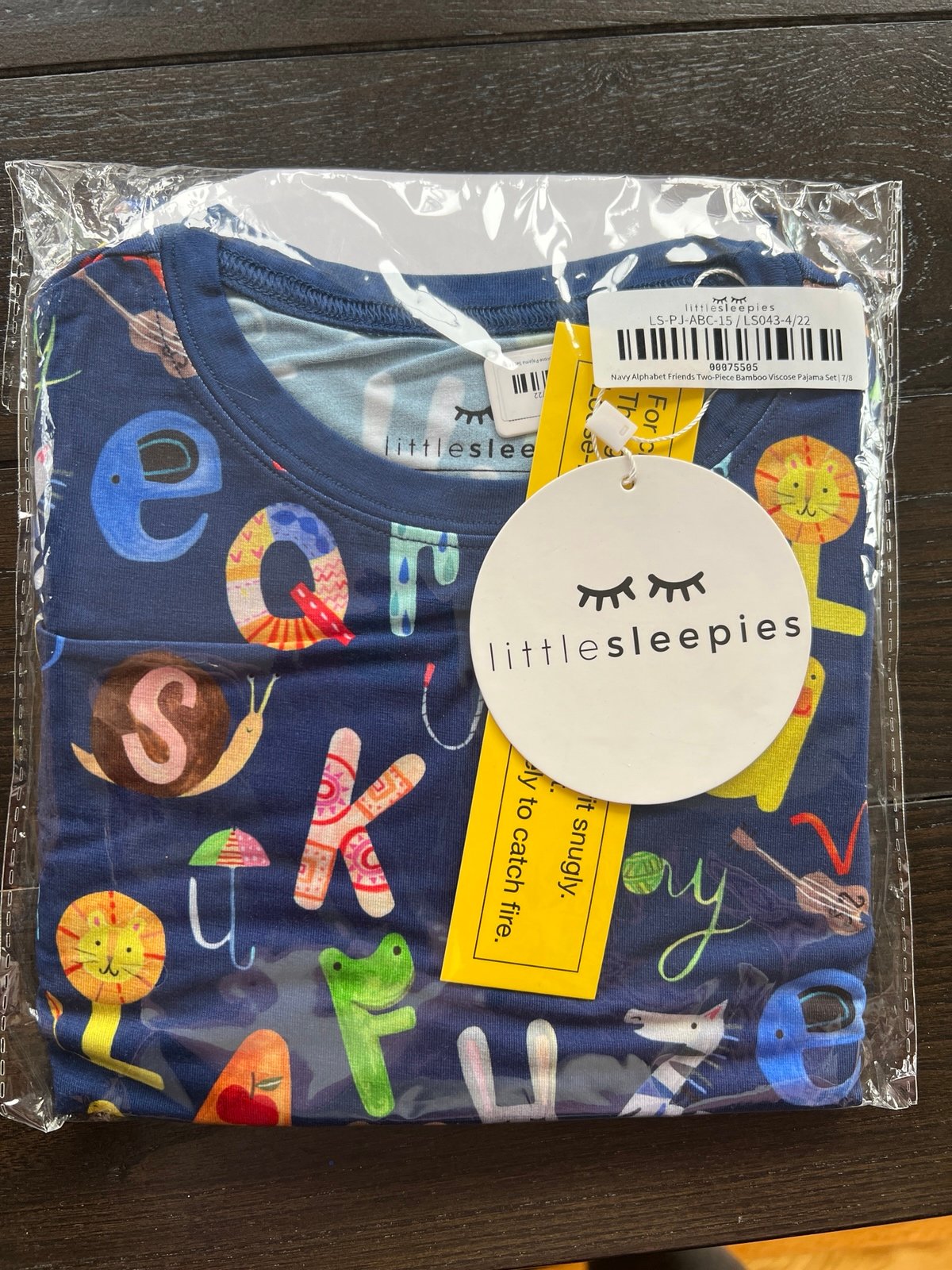 New little sleepies alphabet friends 7/8