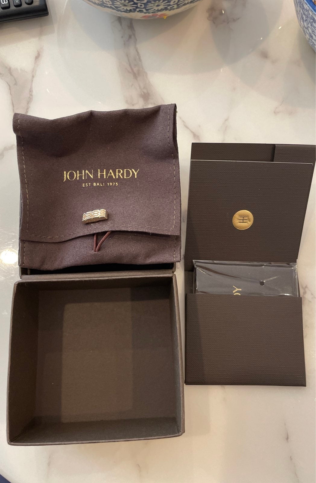 Brand NEW John Hardy Silver Bamboo Earrings